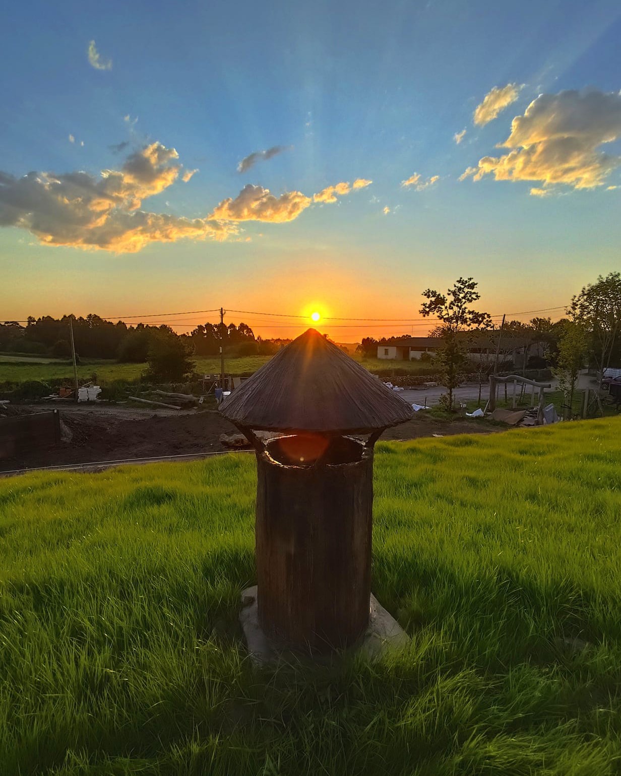 Puesta de sol en la Peque&ntilde;a Comarca